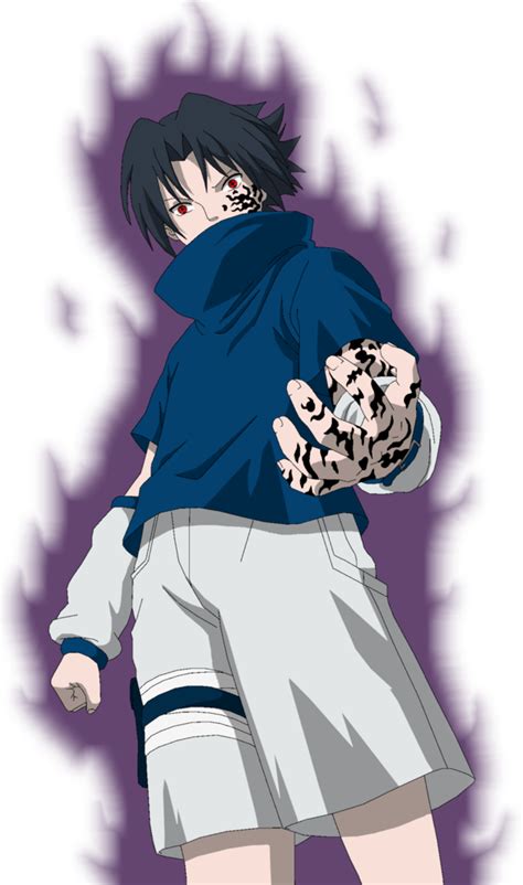 Curse mark shorts worn by sasuke